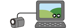 Image of "Playback Videos in the Camcorder".