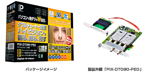 パッケージイメージ／製品外観「PIX-DT090-PE0」