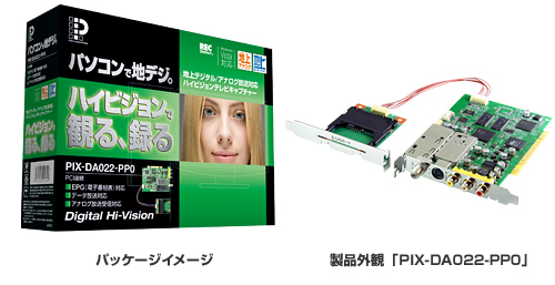 パッケージイメージ／製品外観「PIX-DA022-PP0」