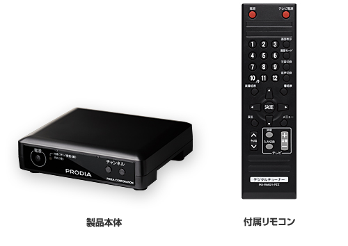 製品本体／付属リモコン