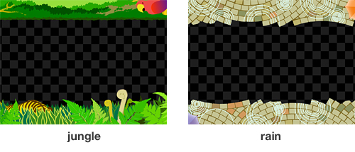 jungle／rain