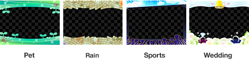 Pet／rain／Sports／Wedding