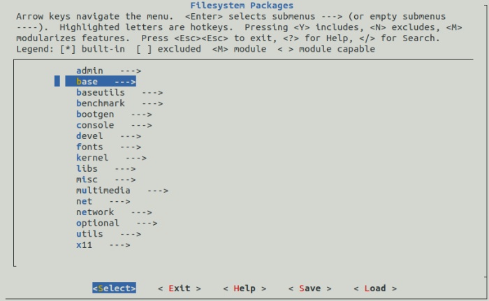 filesystem package