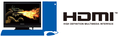 HDMI™端子搭載