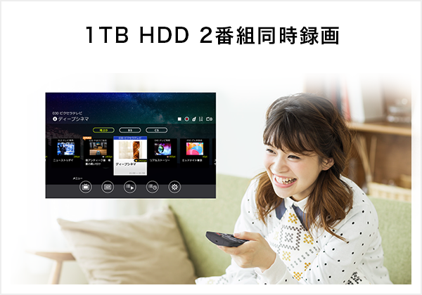テレビ番組視聴・録画