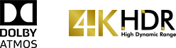 DOLBY ATMOS・4K HDR