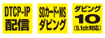 配信、書き出し機能一覧