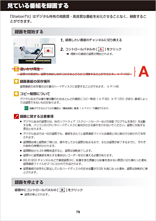 該当箇所 : A